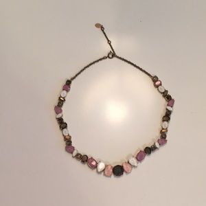 Loft Pink & Mauve Necklace